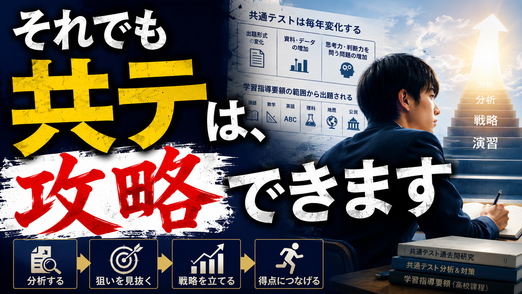 それでも共テは、攻略できます