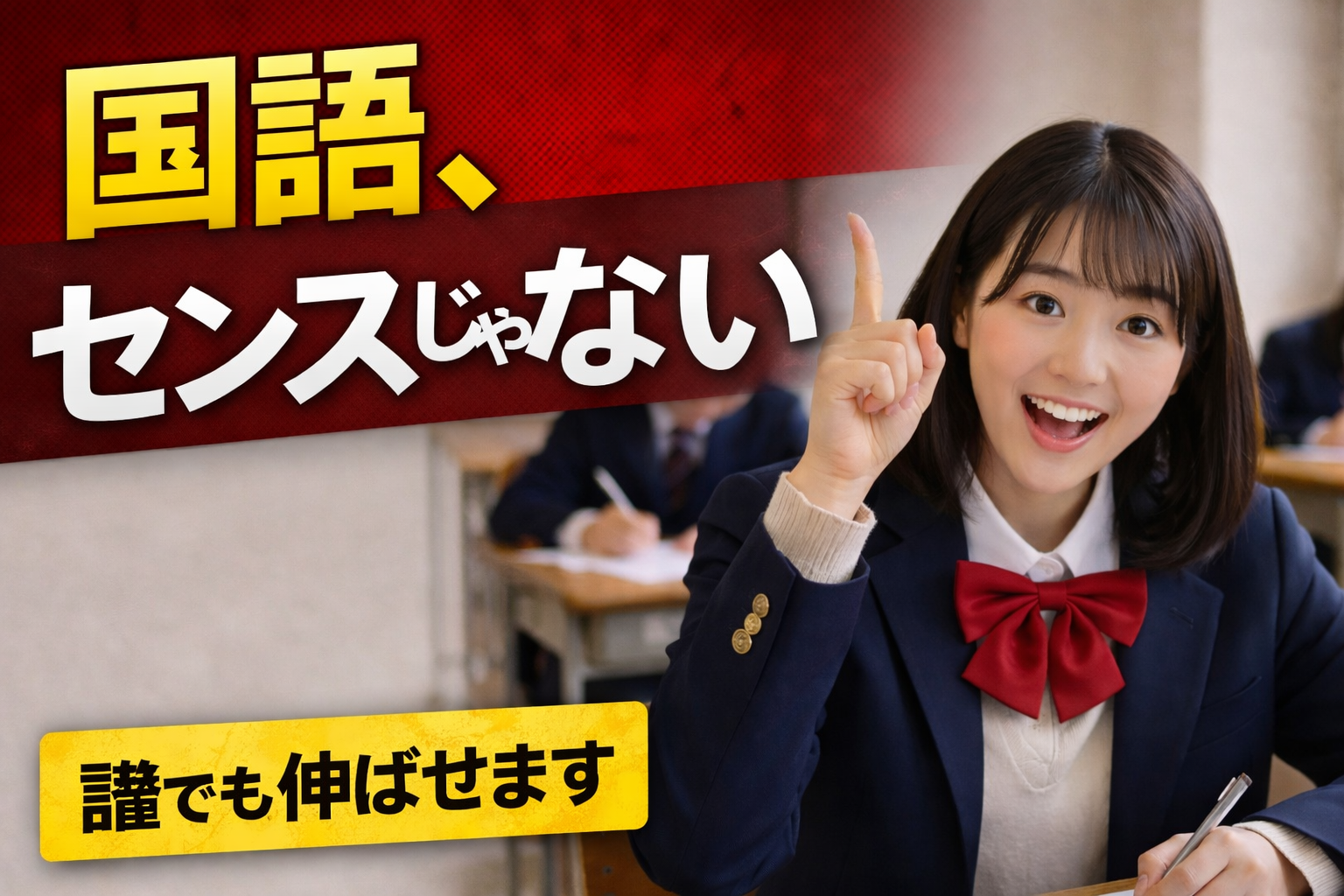 国語、センスじゃない