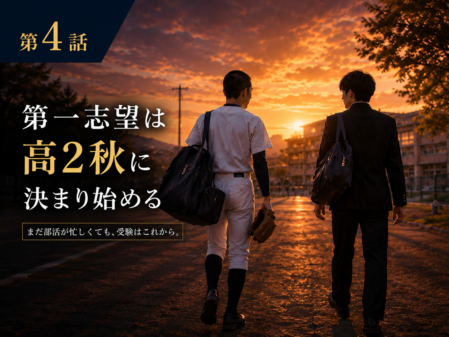 第一志望は高2秋に決まり始める